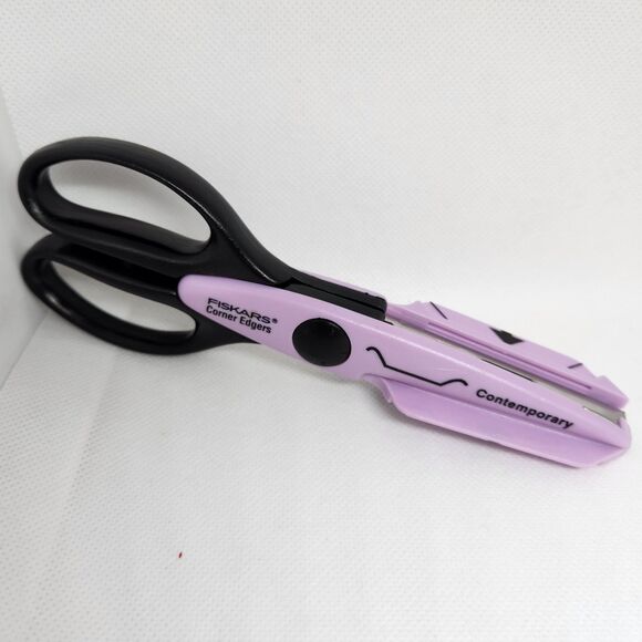 Fiskars Contemporary Corner Edger Scissor/Rocky &Scallop Craft Smart Paper Edger - Picture 6 of 16